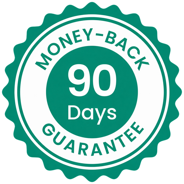 90-day money-back guarantee